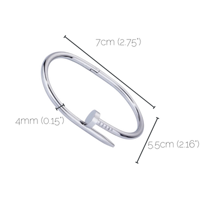 Nail Bracelet - Stainless Steel