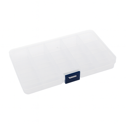 Transparent Plastic Multi-Compartment Piercing Jewelry Organizer