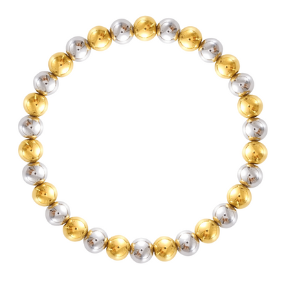 Ball Stretch Bracelet - Stainless Steel