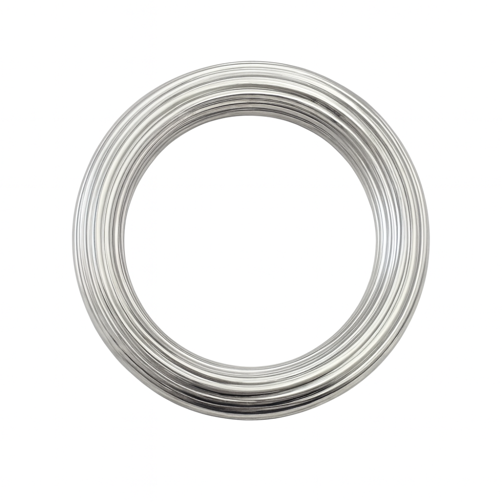 Striped Textured Bangle Bracelet - 304 Stainless Steel