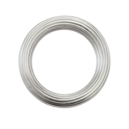 Striped Textured Bangle Bracelet - 304 Stainless Steel