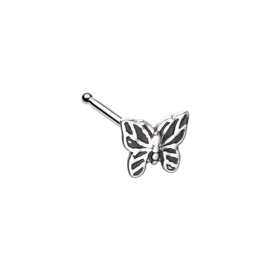 Butterfly Nose Bone Stud - 316L Stainless Steel