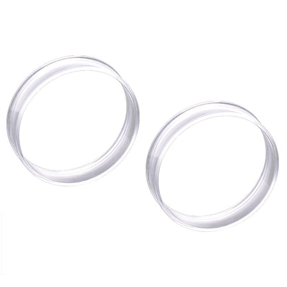 UV Acrylic Thin Walled Clear Tunnels - Pair