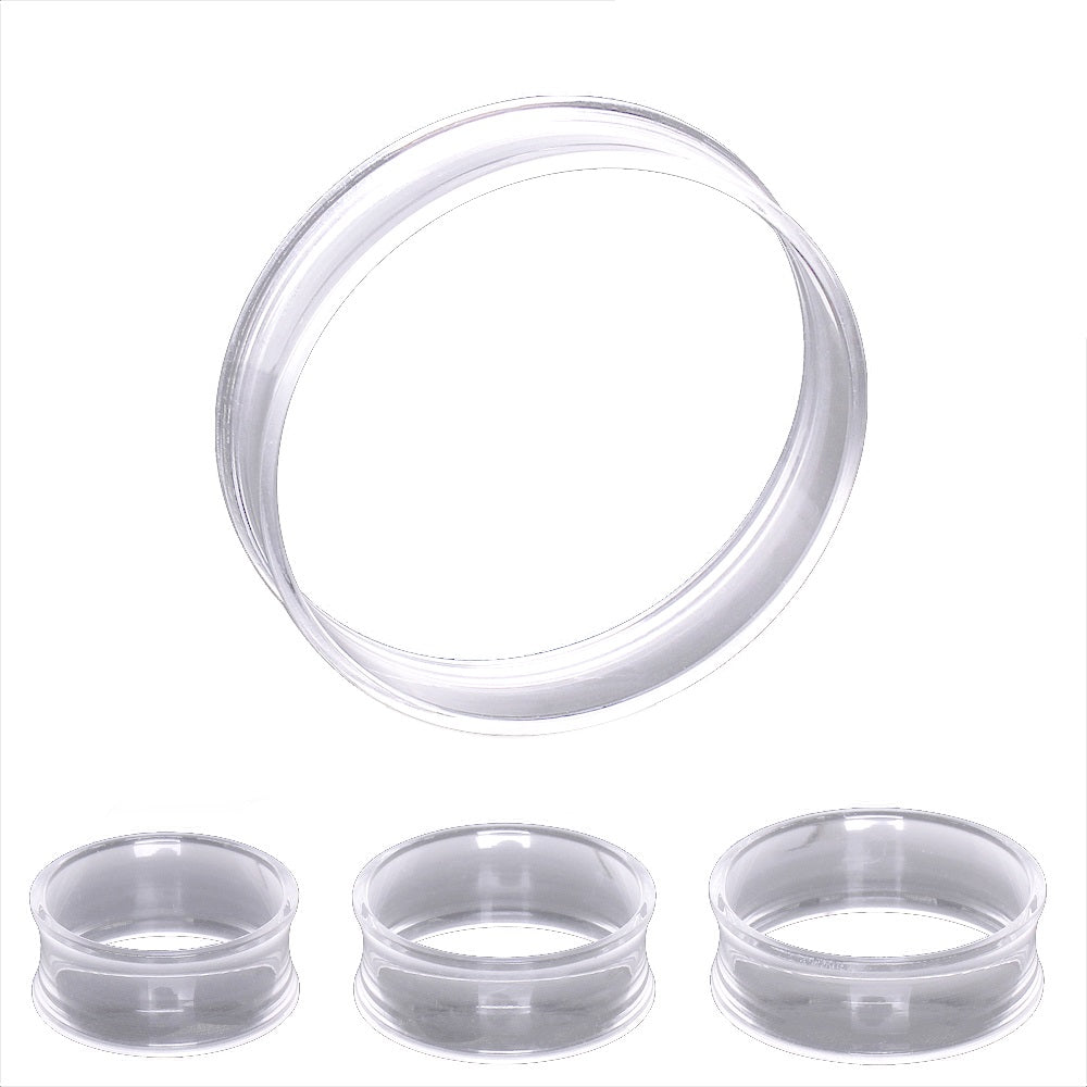 UV Acrylic Thin Walled Clear Tunnels - Pair