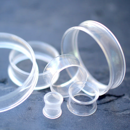 UV Acrylic Thin Walled Clear Tunnels - Pair