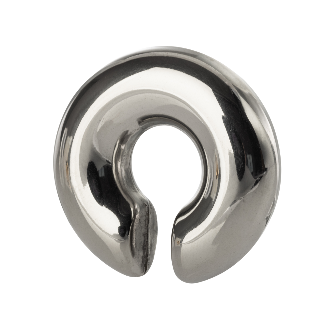 10mm Thick Faux Conch Statement Cuff - Stainless Steel