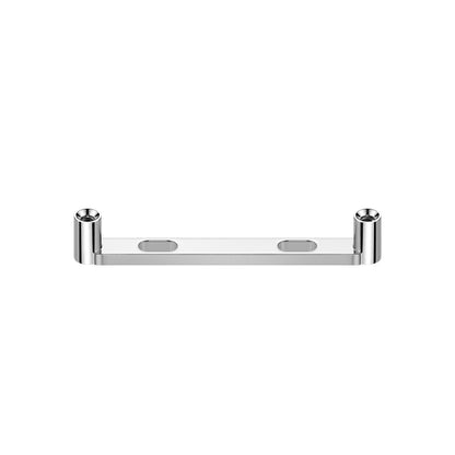 Internally Threaded Flat Surface Barbell Base with 2 Holes - ASTM F-136 Implant Grade Titanium