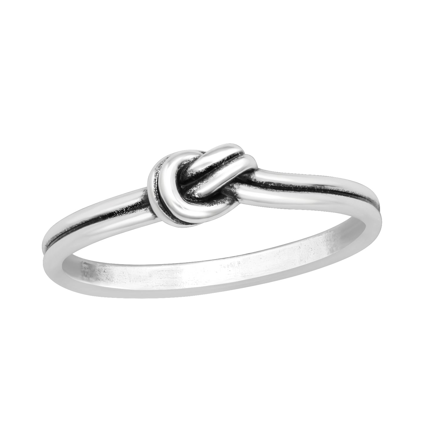 Knot Ring - Oxidized 925 Sterling Silver