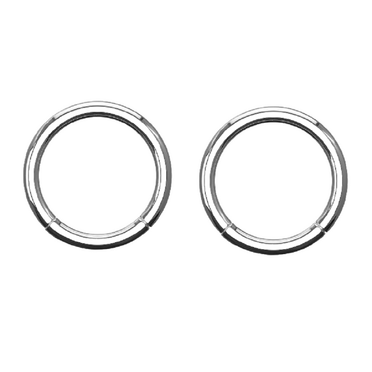 Hinged Segment Rings, Sold as a Pair - Solid G23 Titanium