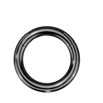 Large Gauge Hinged Segment Clicker Ring - F136 Implant Grade Titanium