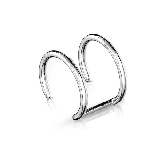 Double Hoop Non-Piercing Cuff