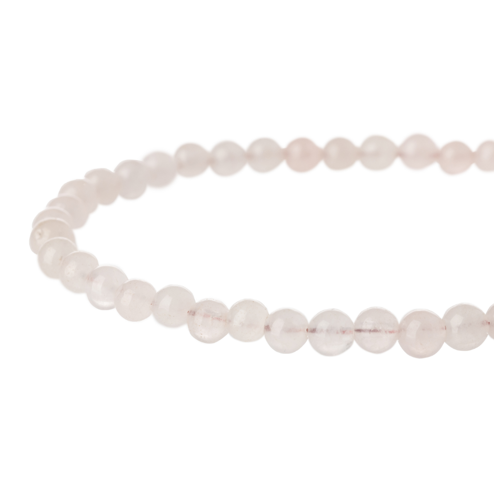 Rose Quartz Natural Stone Bead Necklace
