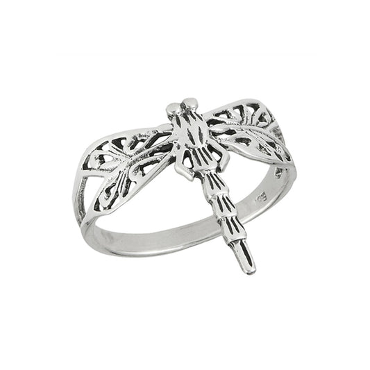 Dragonfly Ring - 925 Sterling Silver
