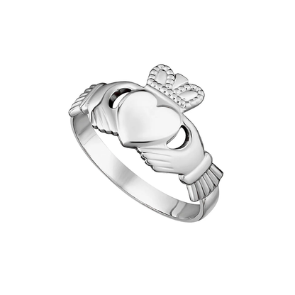 Claddagh Ring - 925 Sterling Silver