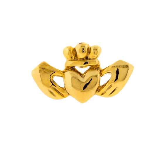 Claddagh Barbell Stud - 316L Stainless Steel