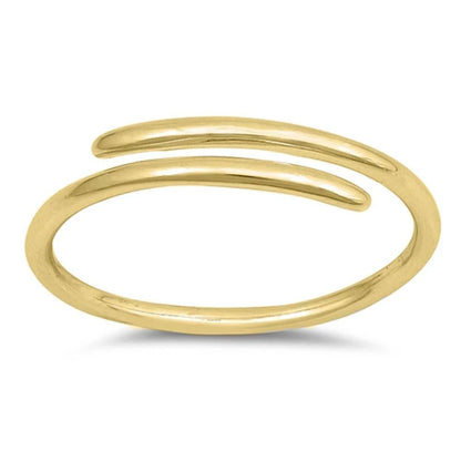 Wrap Ring - Gold Plated 925 Sterling Silver