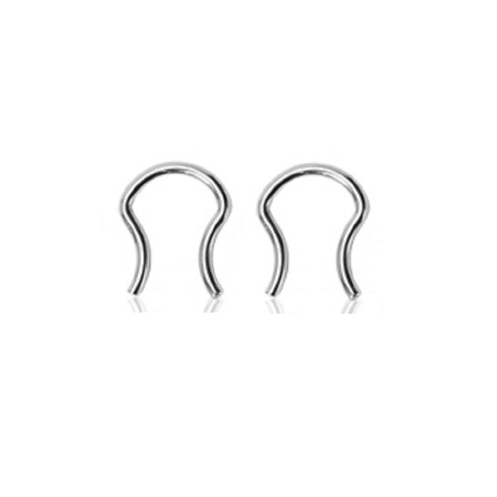 Septum Ring Retainers - Stainless Steel - Pair