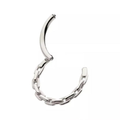 Chain Link Hinged Segment Ring - 316L Stainless Steel