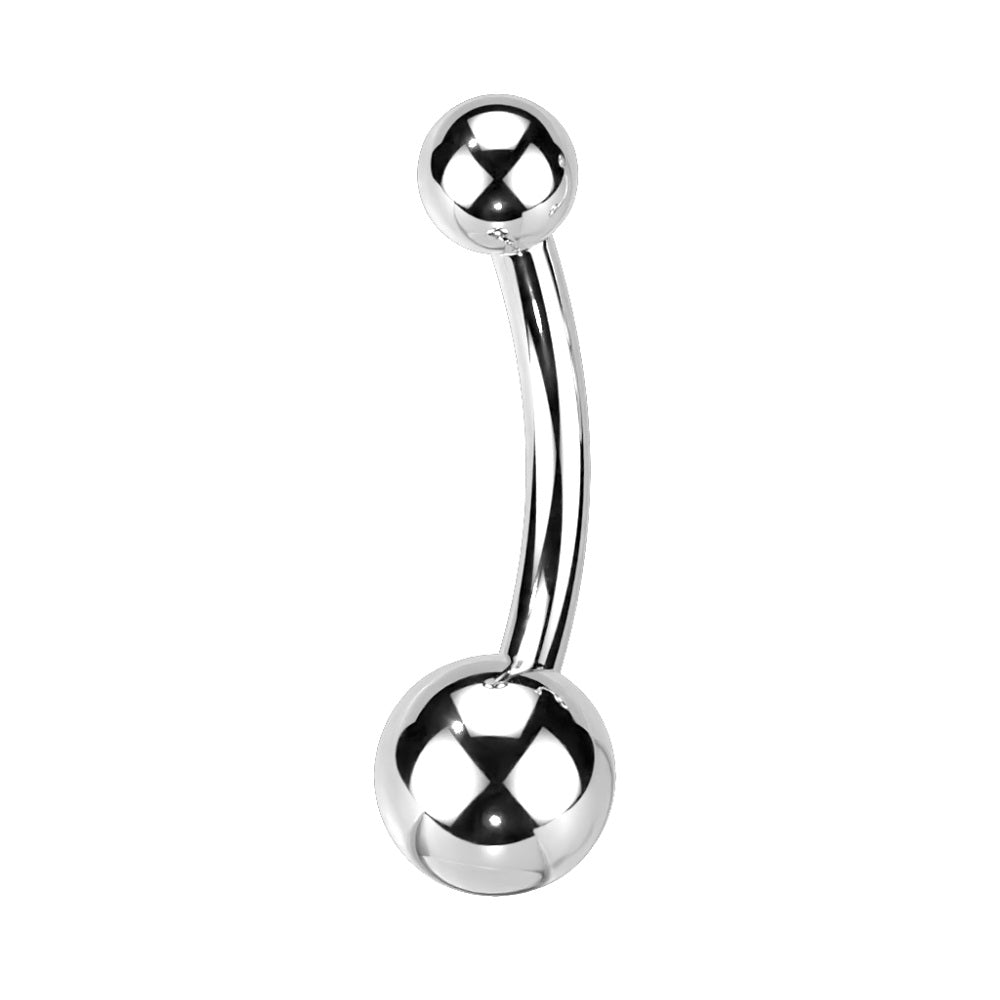 Internally Threaded Belly Button Ring - F136 Implant Grade Titanium