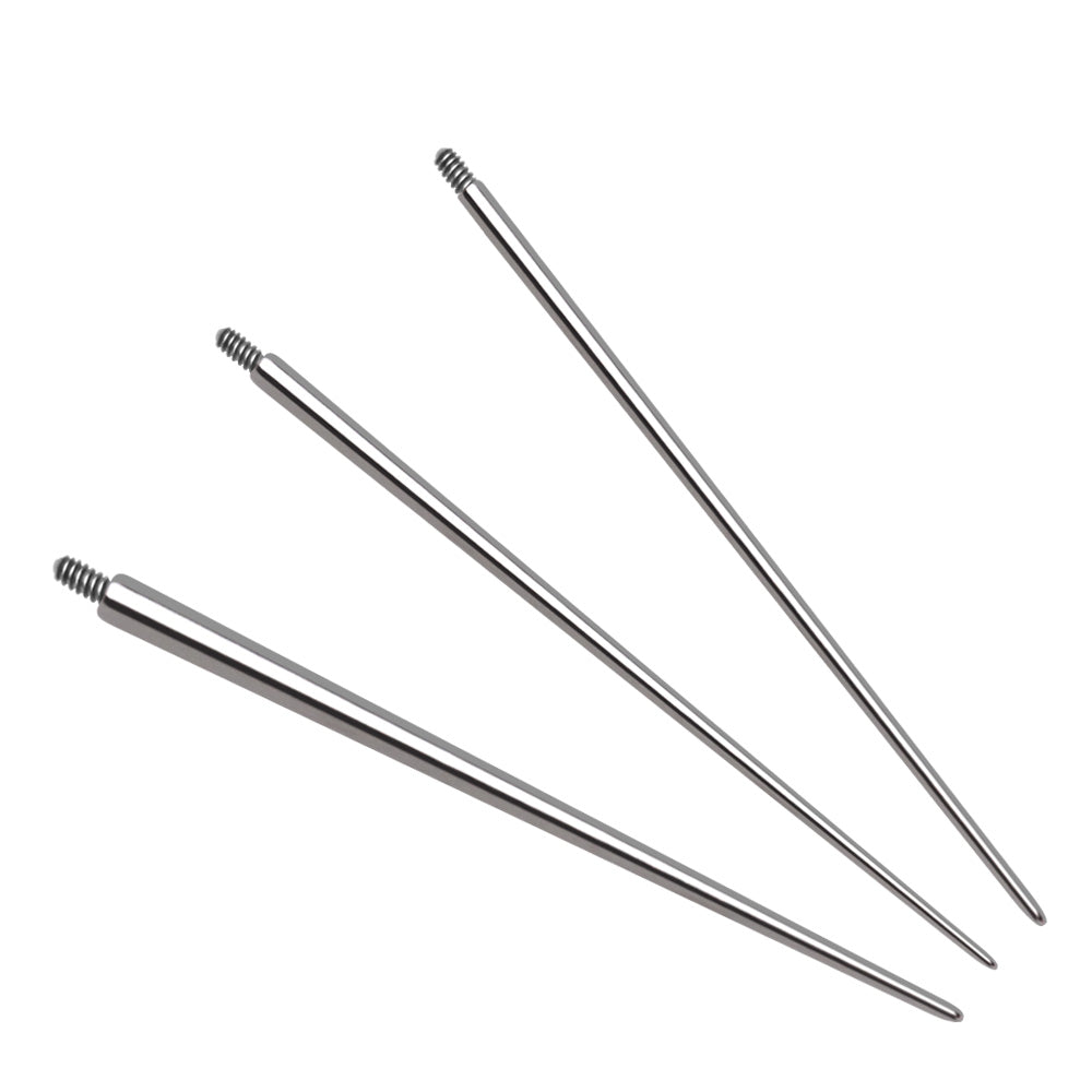 Threaded Insertion Taper for Internally Threaded Jewelry - Implant Grade Titanium