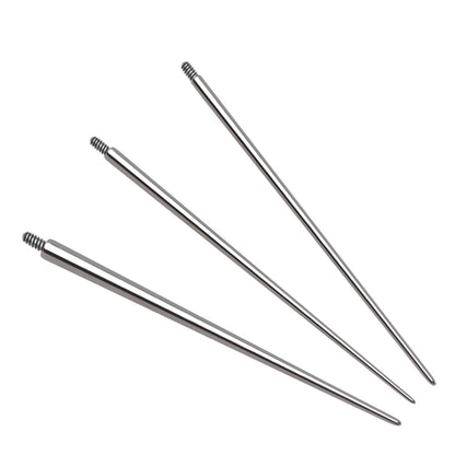 Threaded Insertion Taper for Internally Threaded Jewelry - Implant Grade Titanium