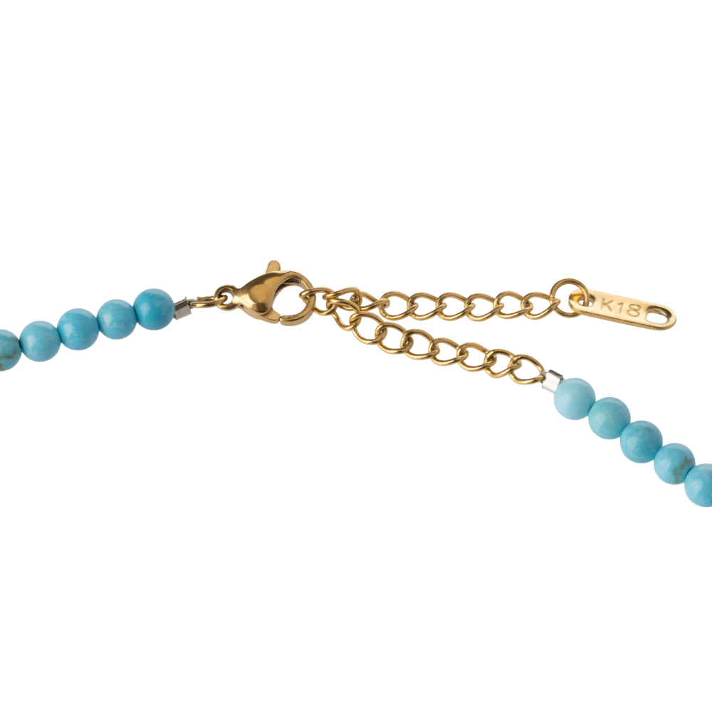 Turquoise Natural Stone Bead Necklace