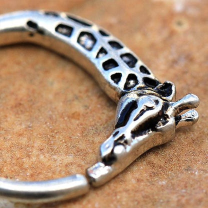 Giraffe Seamless Ring - Silver Plated Stainless Steel