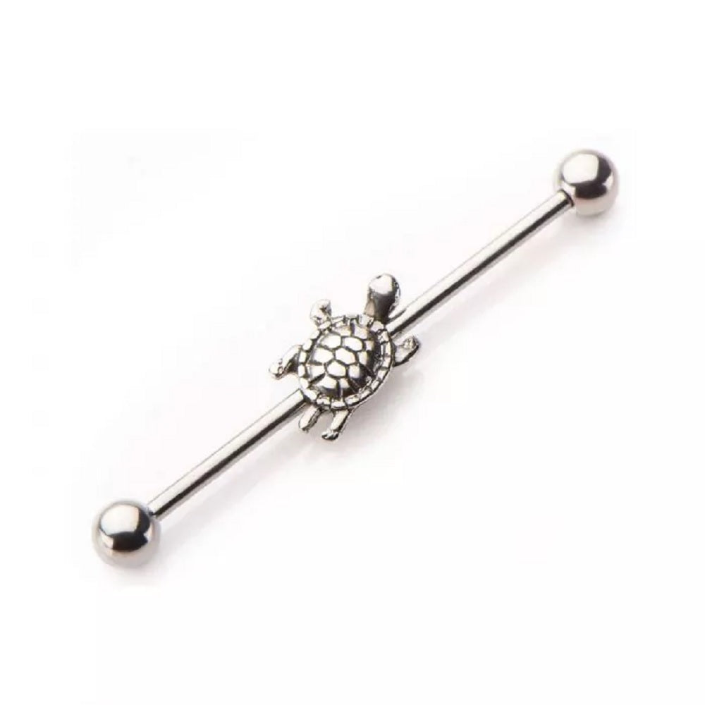 Turtle Industrial Barbell - 316L Surgical Steel