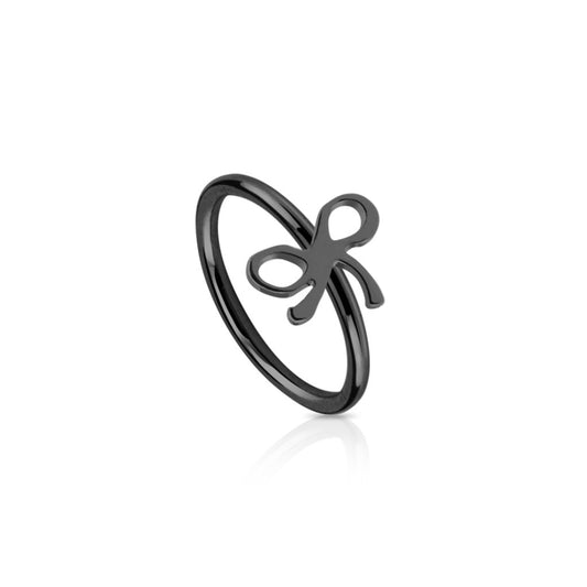 Ribbon Hoop Cartilage Helix Tragus Nose Ring - 316L Stainless Steel