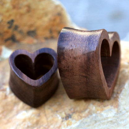 Organic Sono Wood Heart Shaped Tunnels