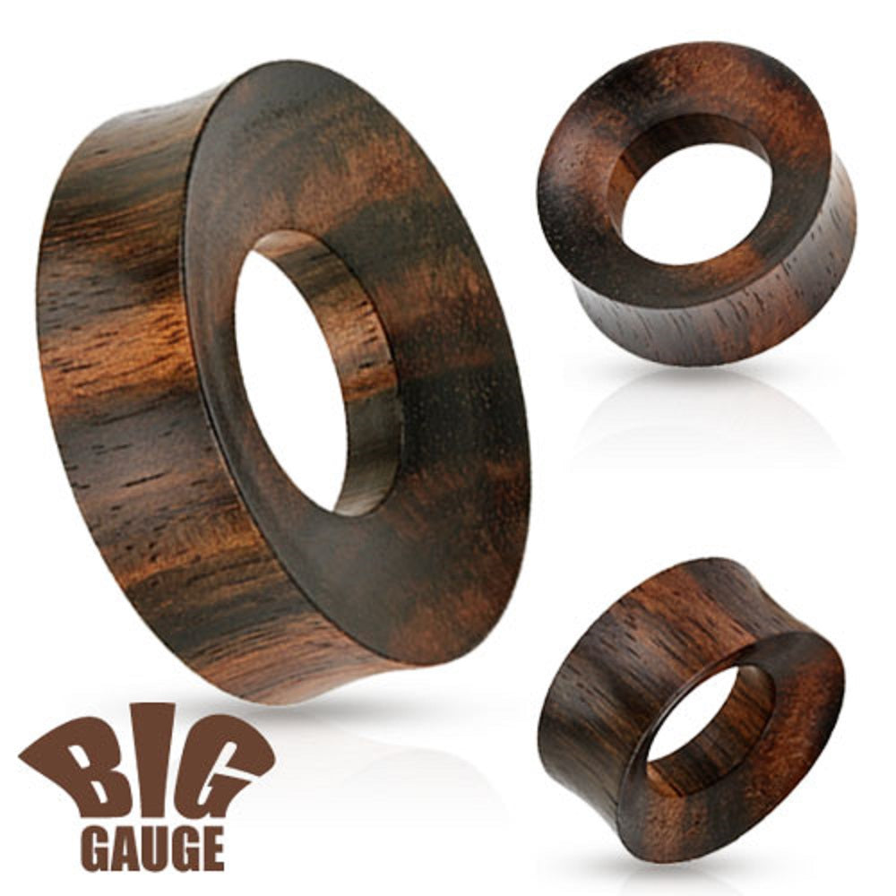 Large Rimmed Organic Wood Saddle Fit Tunnels