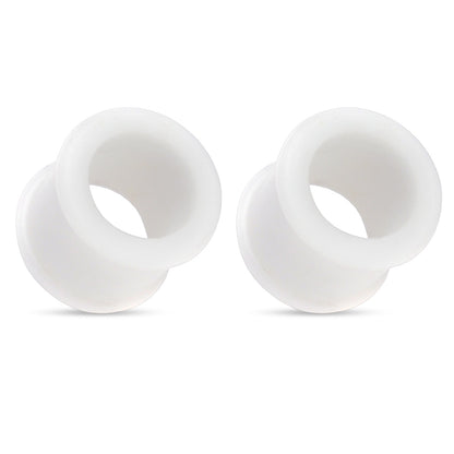 Ultra Soft Flexible Silicone Double Flared Tunnels - Pair