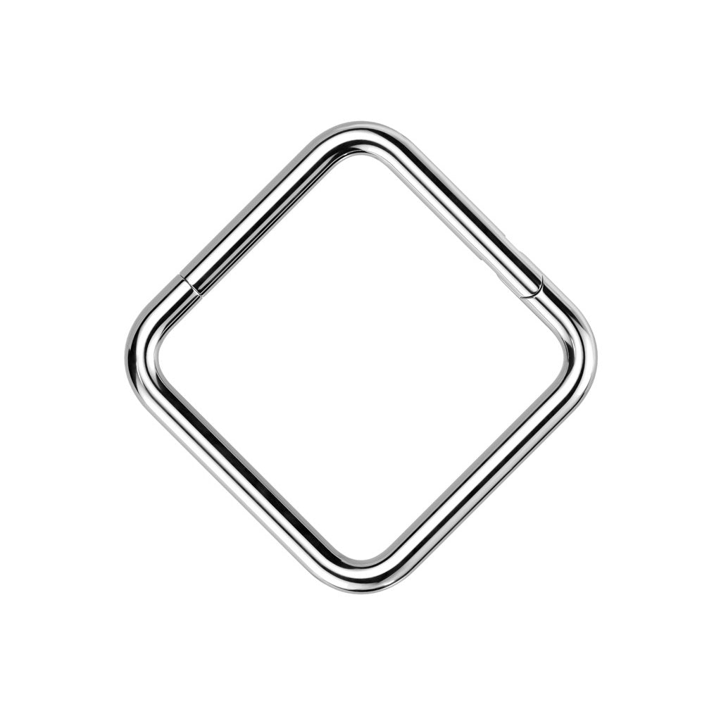 Square Shaped Hinged Segment Ring - F136 Implant Grade Titanium