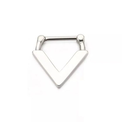 Tribal Arrow Point Septum Clicker - 316L Stainless Steel