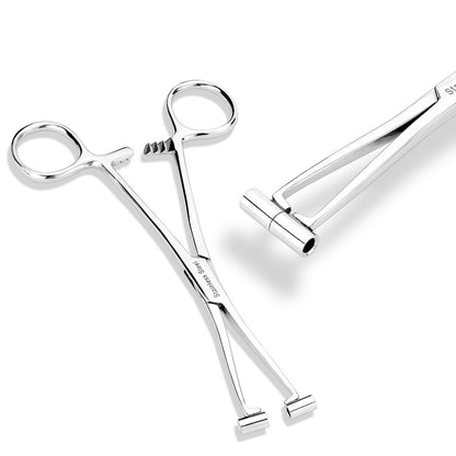 Septum Piercing Forceps Body Piercing Tool - Stainless Steel