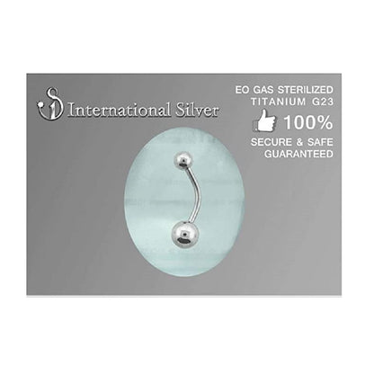 EO Gas Sterilized Belly Button Ring - G23 Titanium